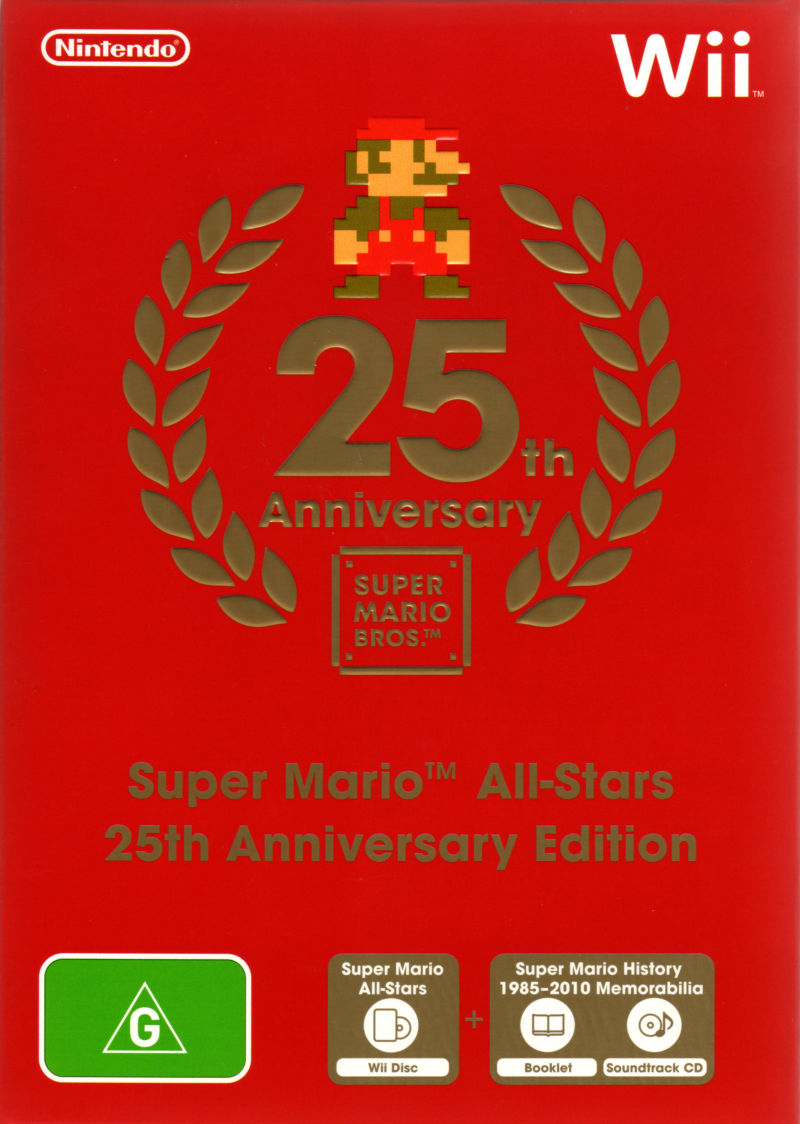 Super Mario All-Stars Limited Edition box art for Wii